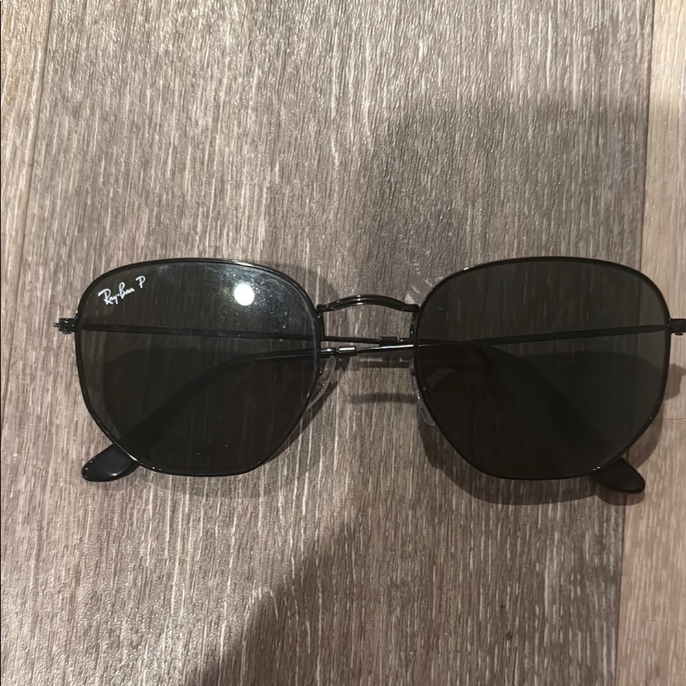 Ray-Ban Black Hexagonal Sunglasses